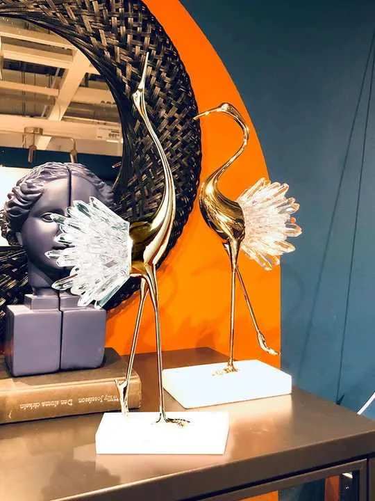 زينة منضدية ذهبية للديكور المنزلي - Gold Tabletop Ornament Home Decor