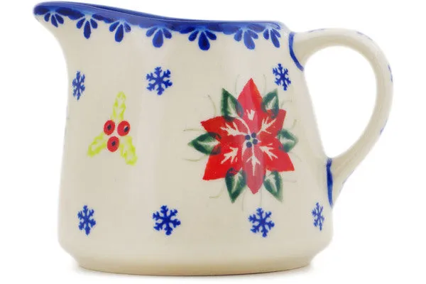 9 oz Pitcher - Poinsettia Charm