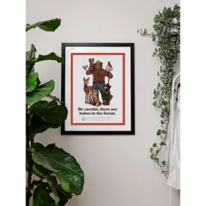 Babes in the Forest - 12x16 Poster