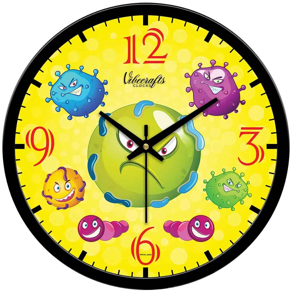 Bacteria Designer Wall Clock