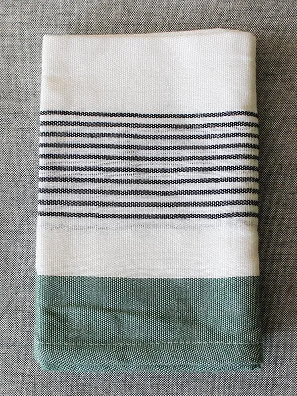 Block Stripe Face Towel