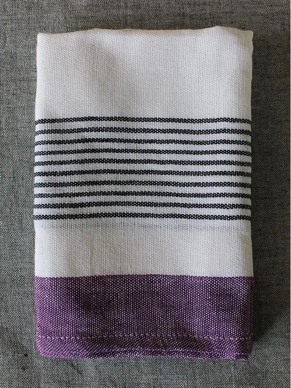 Block Stripe Face Towel