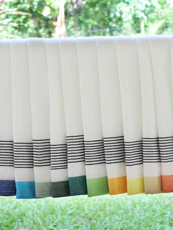 Block Stripe Face Towel