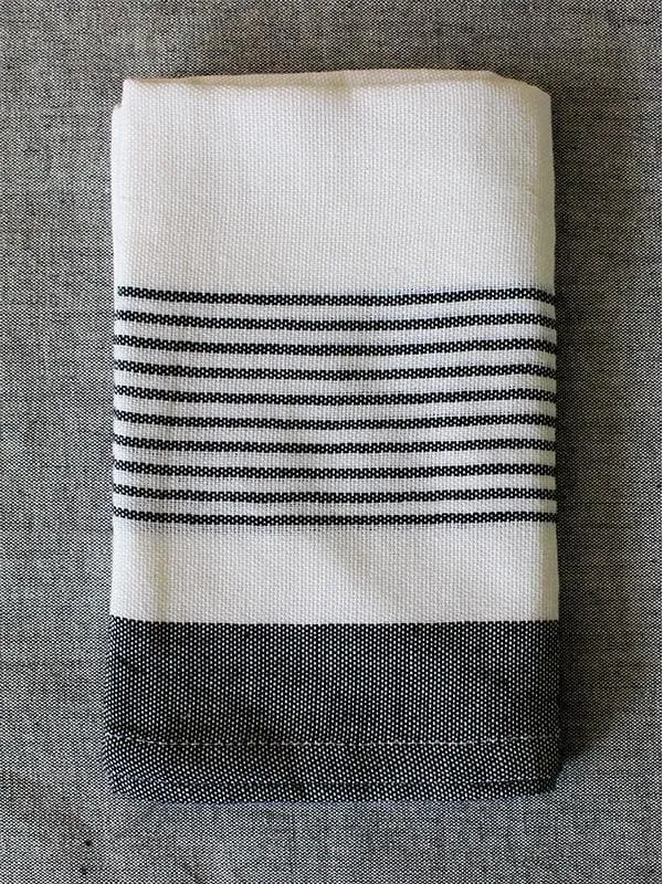 Block Stripe Face Towel