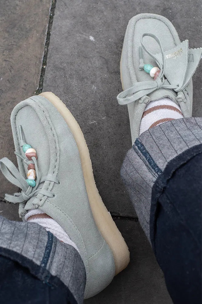 Clarks Wallabee in Sage Green Slate