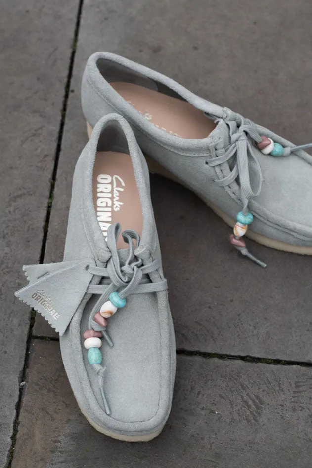 Clarks Wallabee in Sage Green Slate