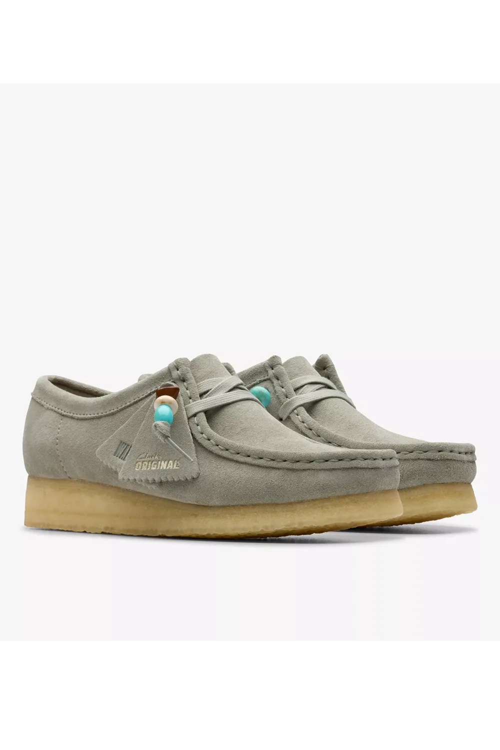 Clarks Wallabee in Sage Green Slate
