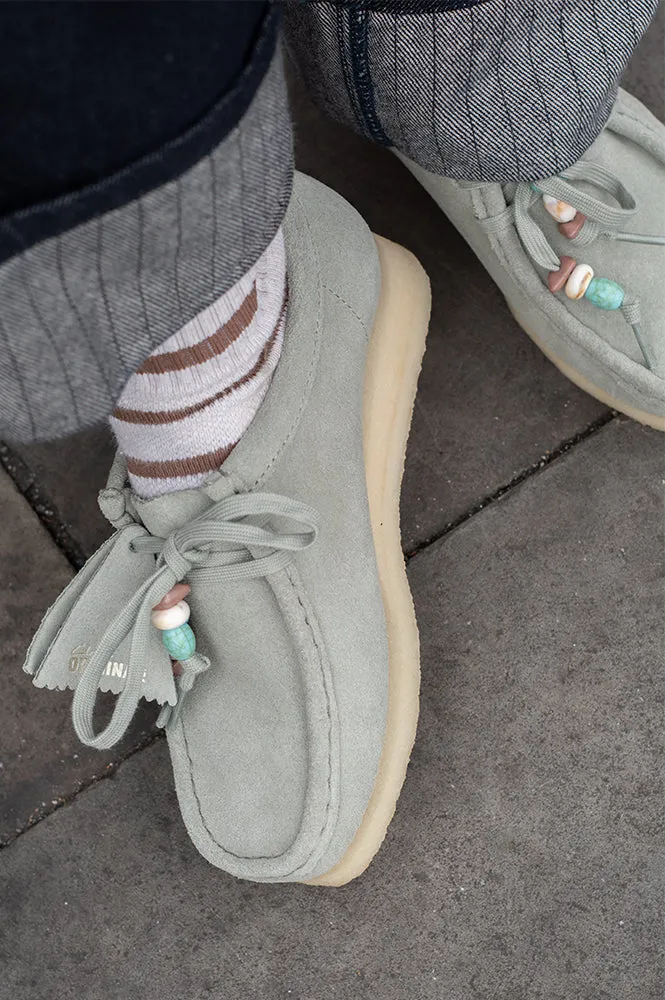Clarks Wallabee in Sage Green Slate