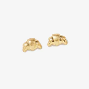 Croissant Studs (Vintage Gold)