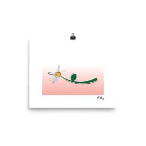 Flower B 8x10 w/o Frame