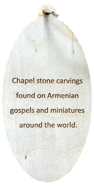 Hand-Painted Wooden Ornaments "Chapel Series"