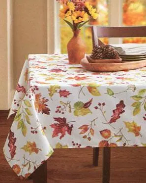Leaves of Change Fabric Tablecloth