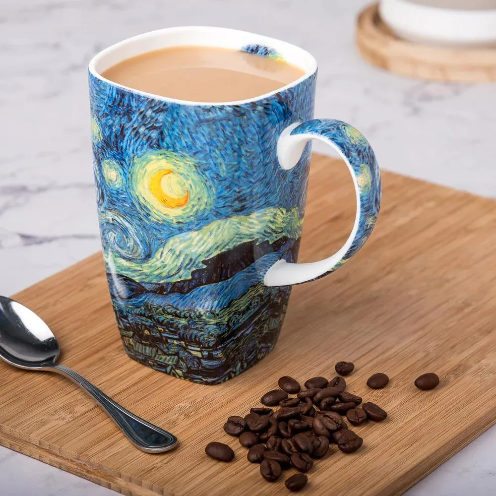 McIntosh Gift Boxed Grande Mug - Van Gogh: Starry Night