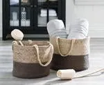 Parrish Natural/Charcoal Basket (Set of 2)