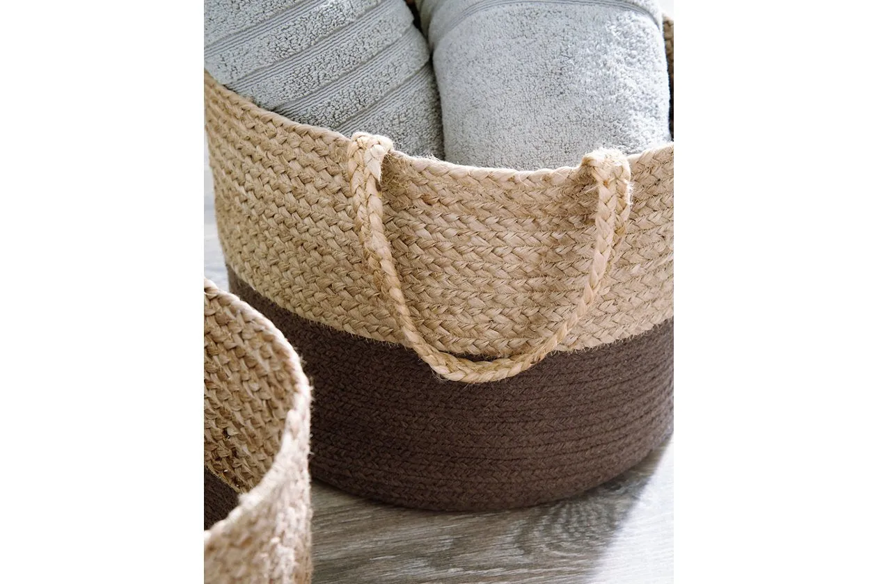 Parrish Natural/Charcoal Basket (Set of 2)