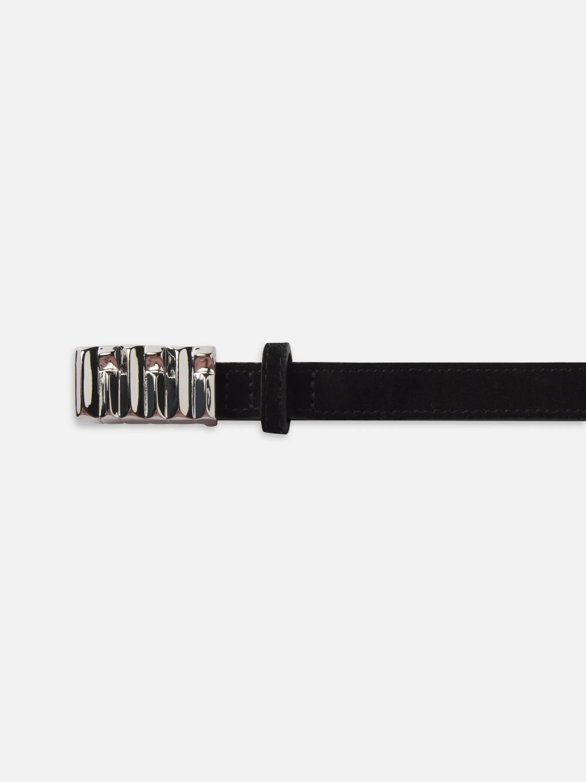 Petite Sculptural Belt -- Black