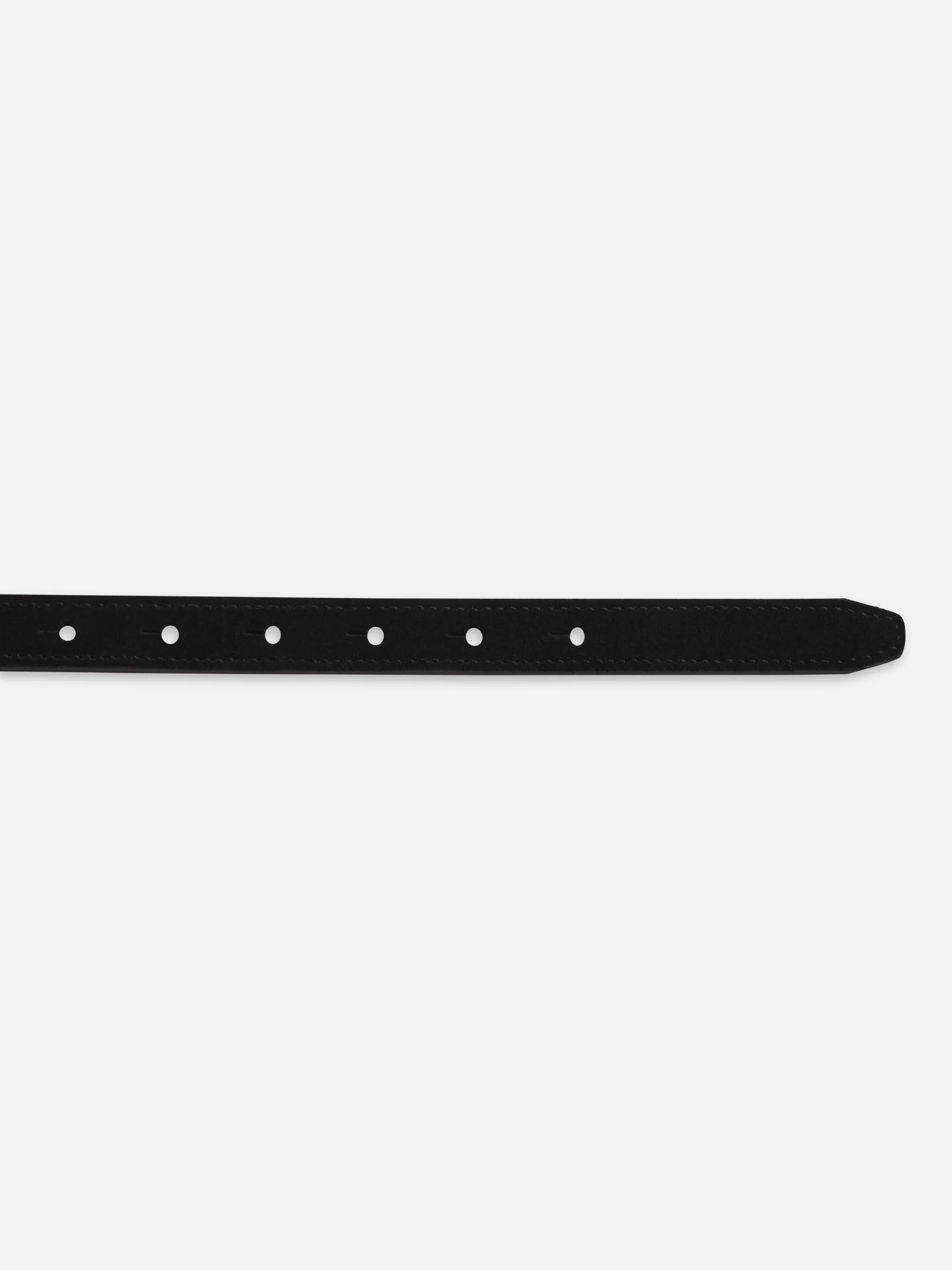 Petite Sculptural Belt -- Black