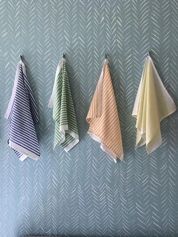 Quarter Stripe Face Towel