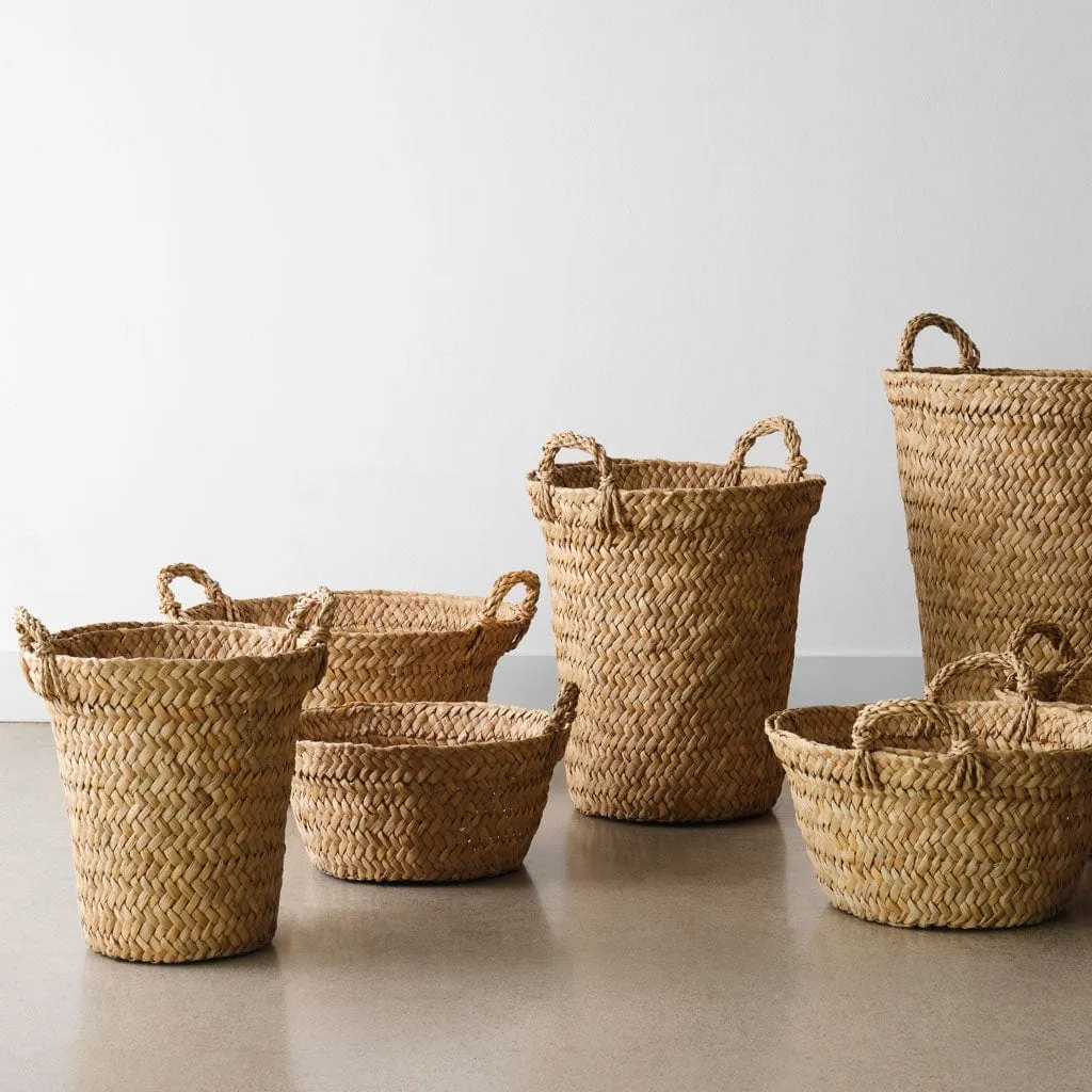 Totora Floor Basket