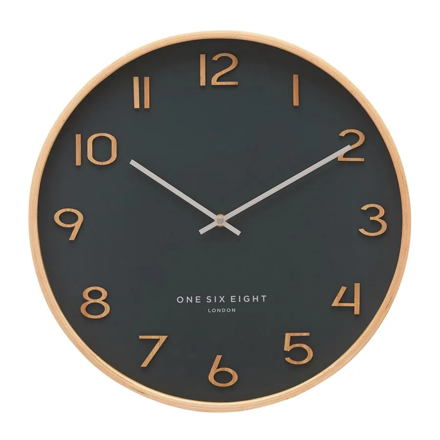 Wallace Petrol Blue Wall Clock (41cm)